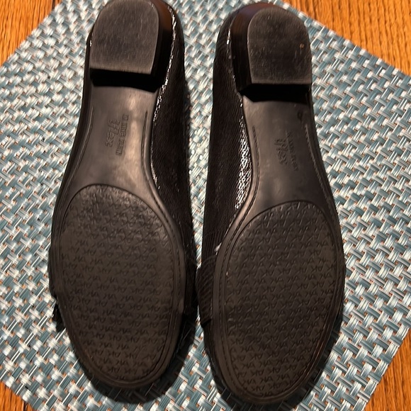 ANNE KLEIN Black Patent Leather Loafer Shoe Sz 9M - Picture 7 of 7